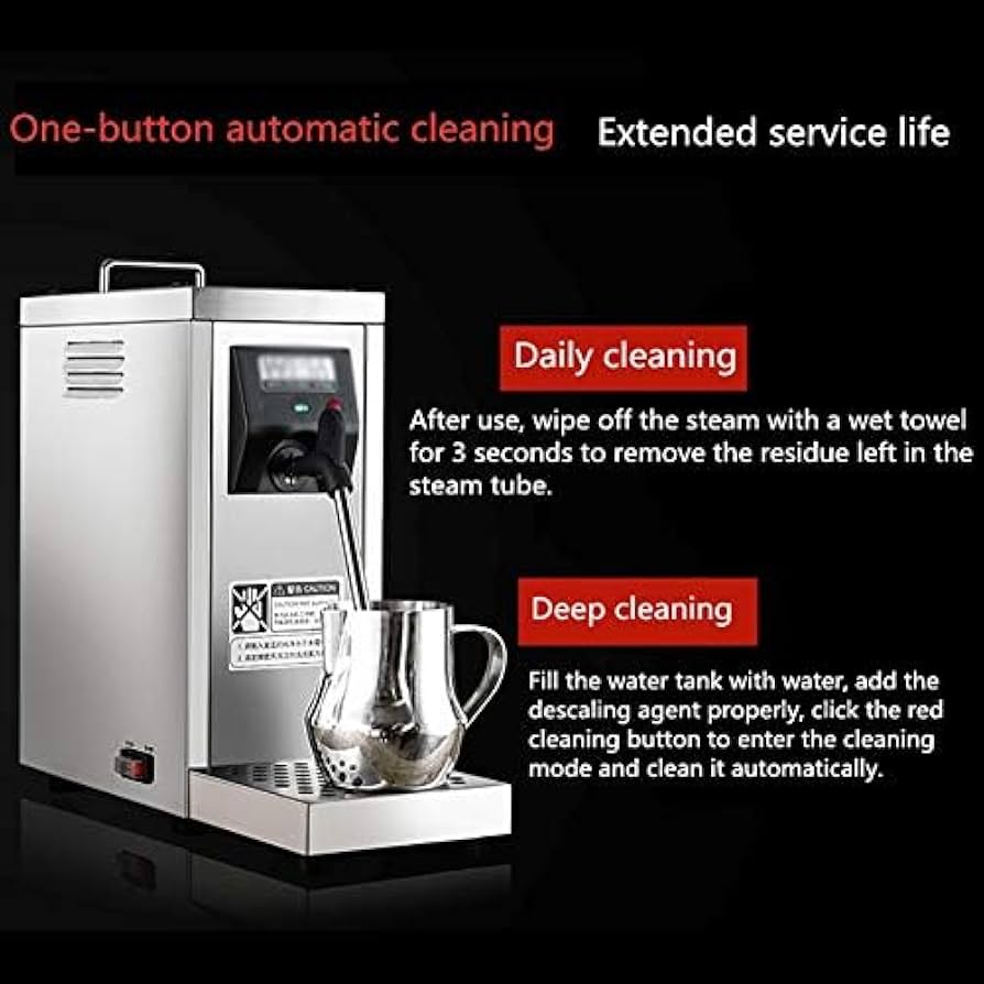 Amazon.co.jp: WJW 電気ミルク泡立て器、ミルクスチーマー、蒸気